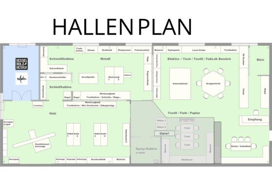 Hallenplan Hobbyhimmel Hallenplan Hobbyhimmel